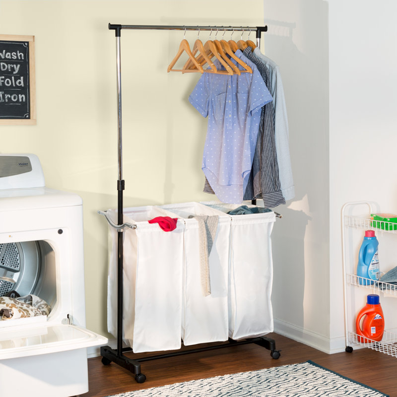 Honey Can Do Laundry Center with Hanging Bar & Reviews Wayfair